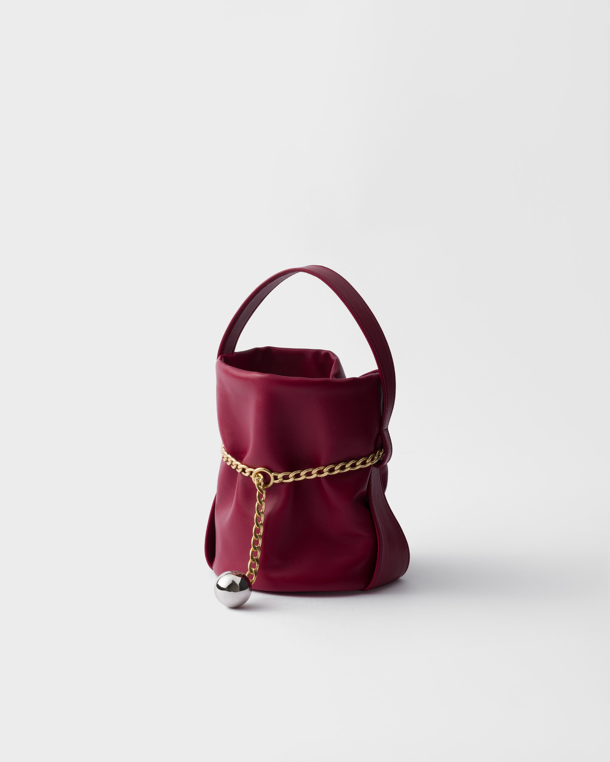 Petit Sac Noir nappa leather mini-bucket bag - Image 5